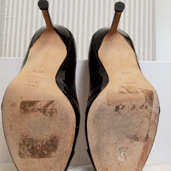 Manolo Blahnik Peep Toe Heels - Picture 3 of 5